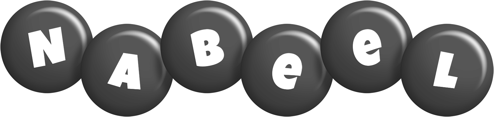 Nabeel candy-black logo