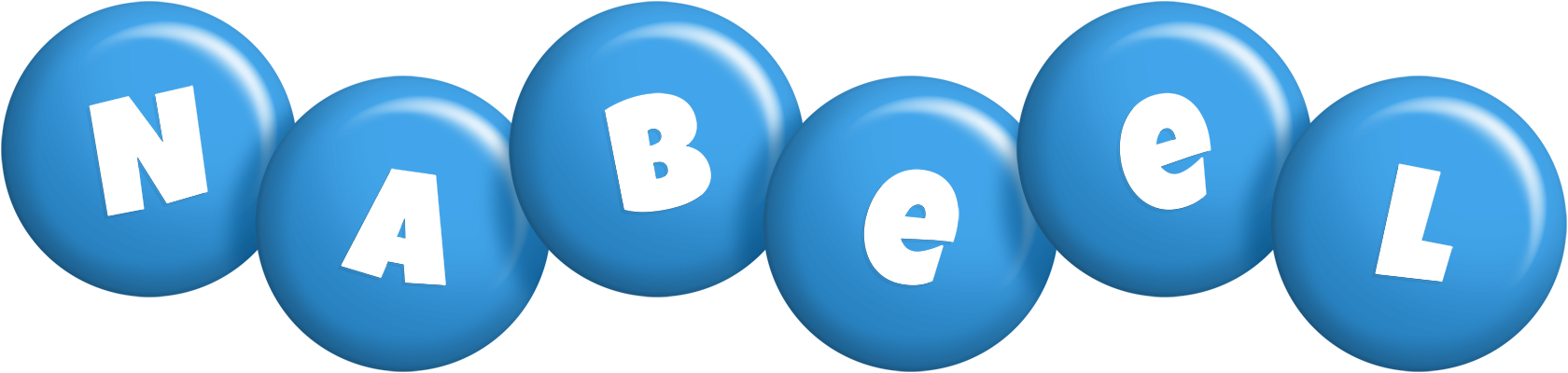 Nabeel candy-blue logo