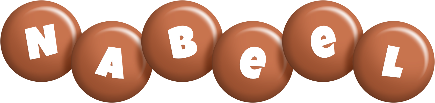 Nabeel candy-brown logo