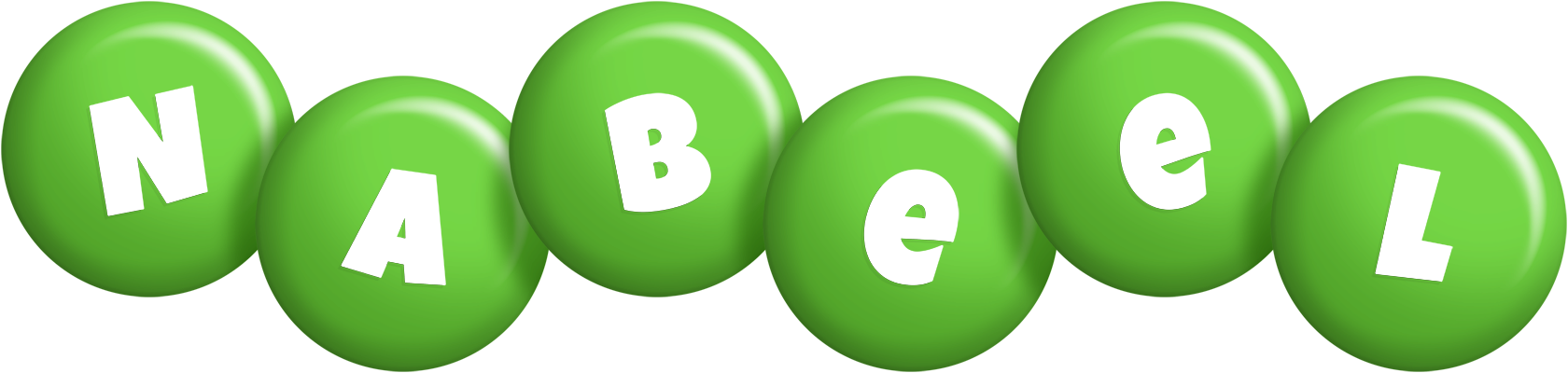 Nabeel candy-green logo