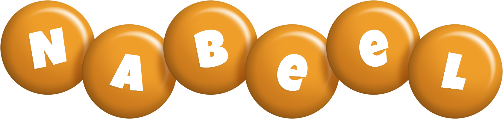 Nabeel candy-orange logo