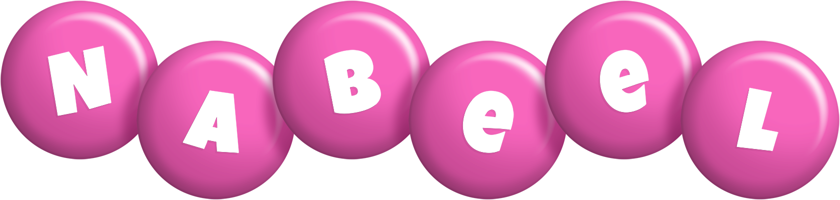 Nabeel candy-pink logo