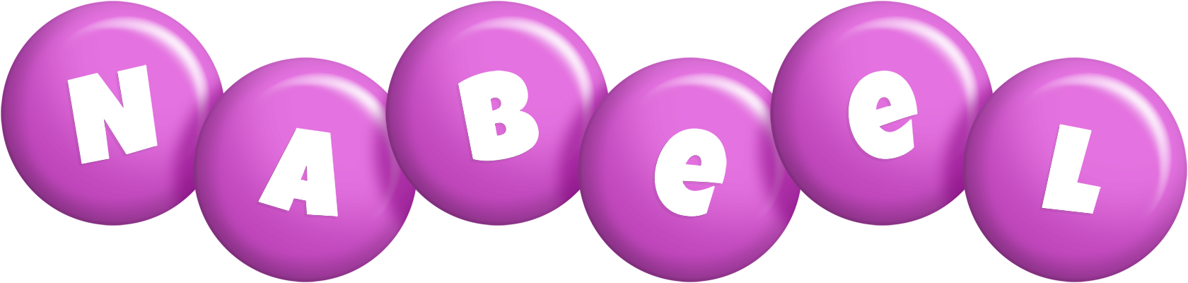 Nabeel candy-purple logo