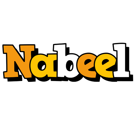 Nabeel cartoon logo