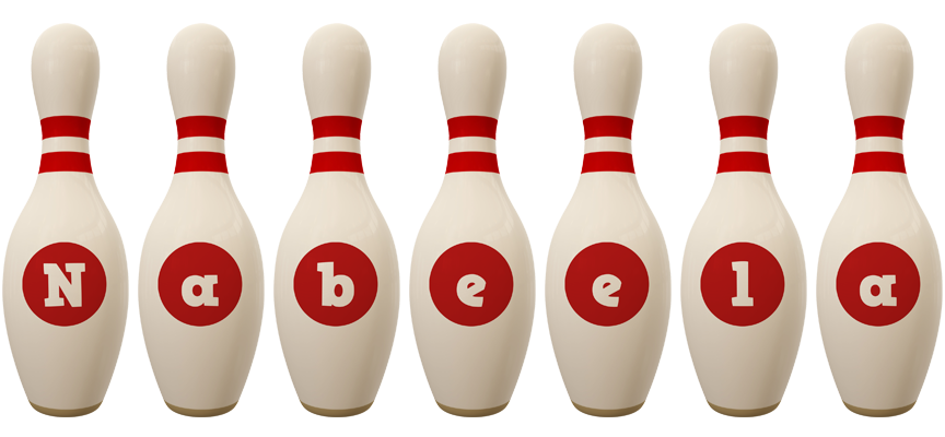 Nabeela bowling-pin logo