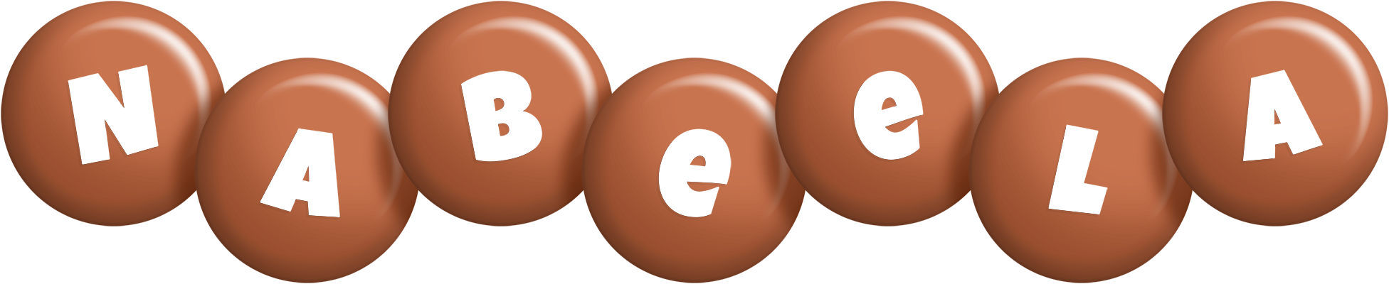 Nabeela candy-brown logo