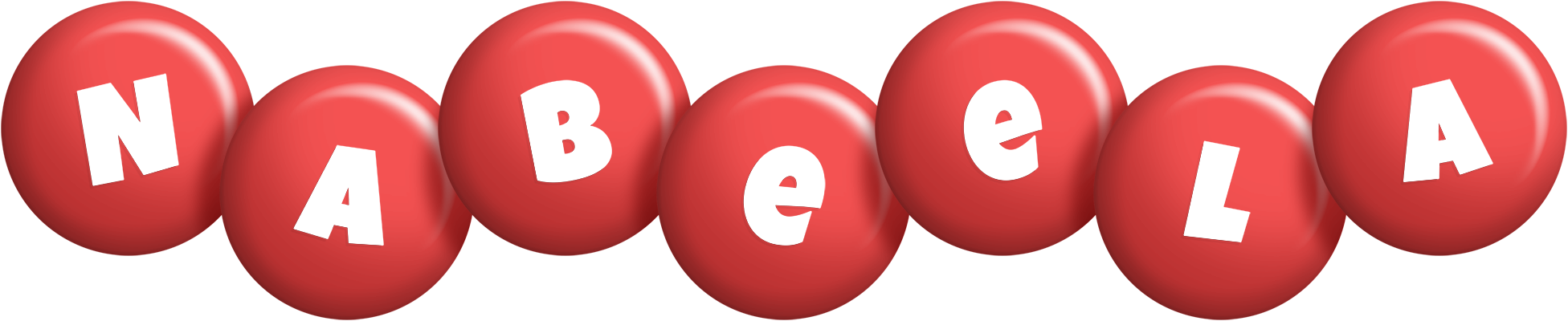 Nabeela candy-red logo
