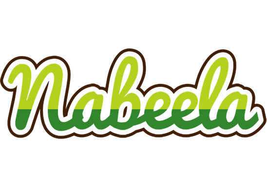 Nabeela golfing logo