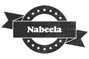 Nabeela grunge logo