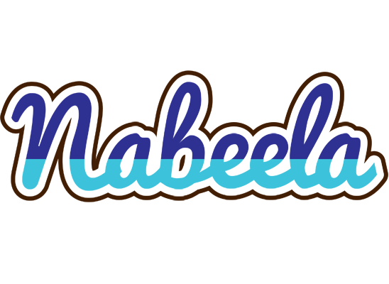 Nabeela raining logo