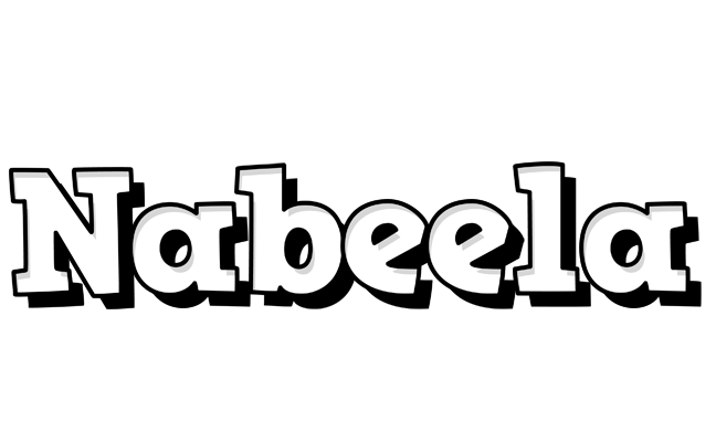 Nabeela snowing logo
