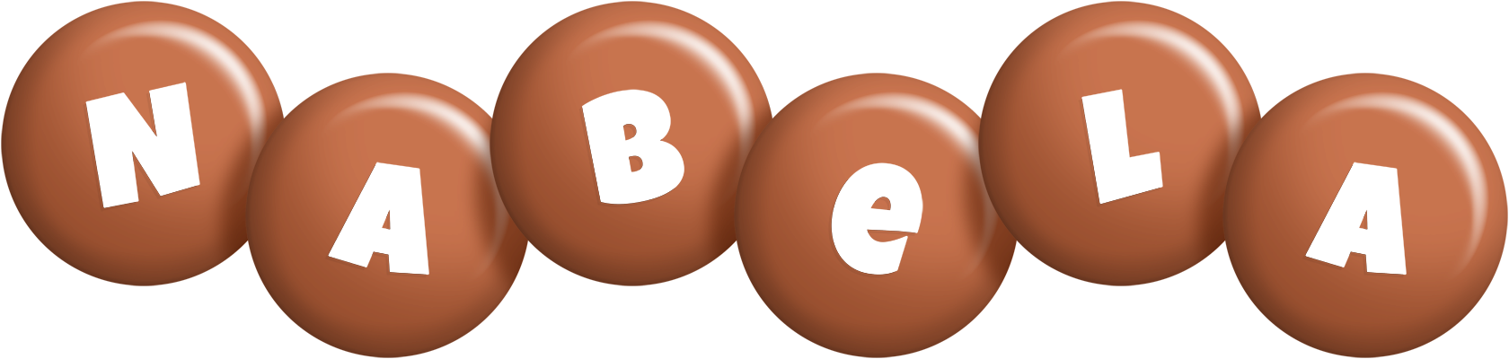 Nabela candy-brown logo