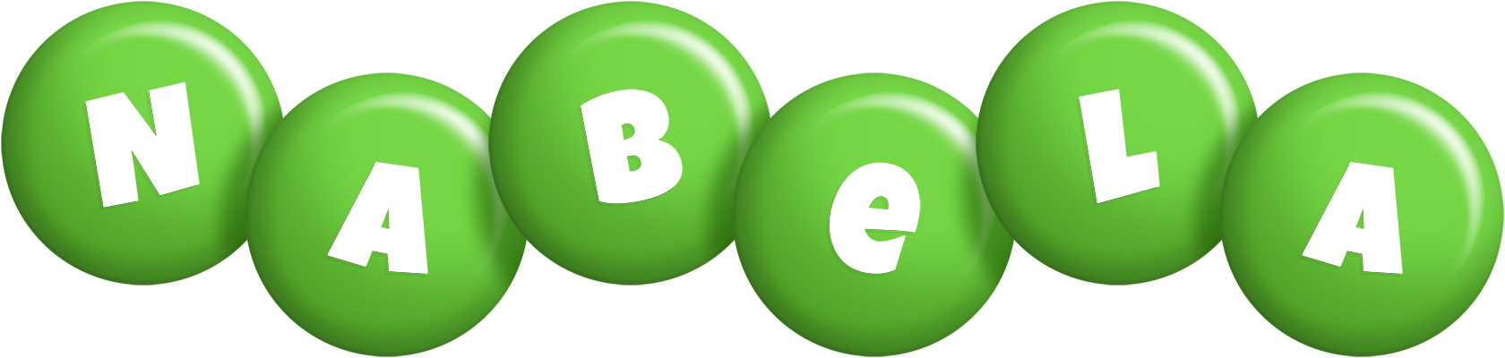 Nabela candy-green logo