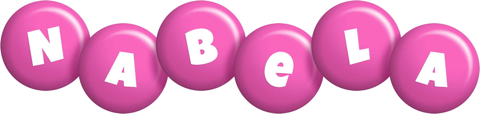 Nabela candy-pink logo