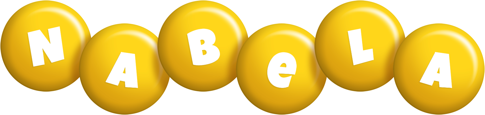Nabela candy-yellow logo