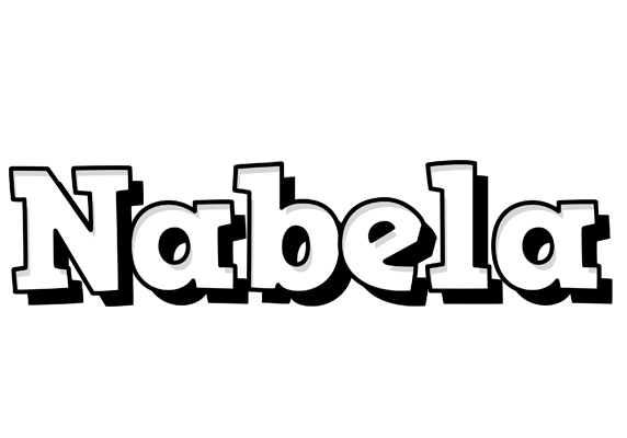 Nabela snowing logo