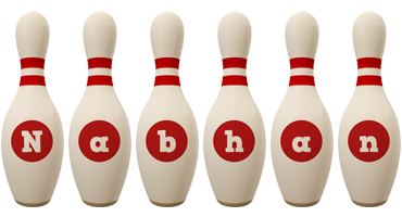 Nabhan bowling-pin logo