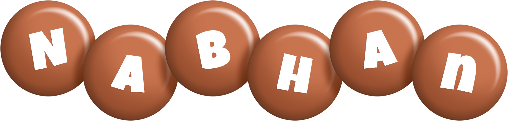 Nabhan candy-brown logo