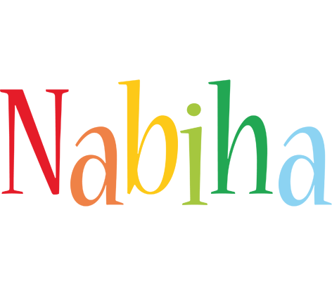 Nabiha birthday logo