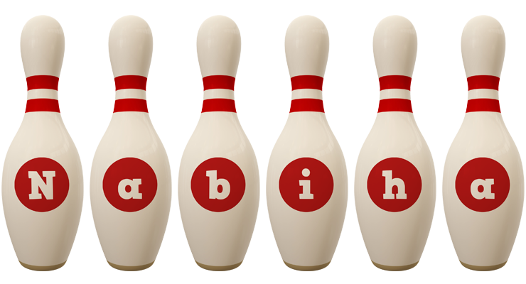 Nabiha bowling-pin logo