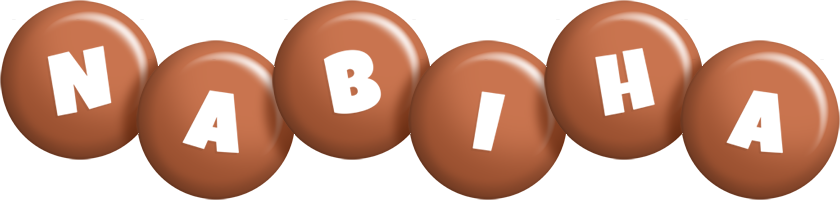 Nabiha candy-brown logo