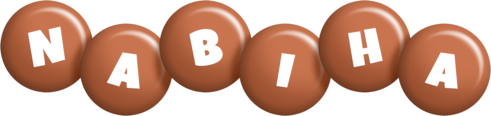 Nabiha candy-brown logo