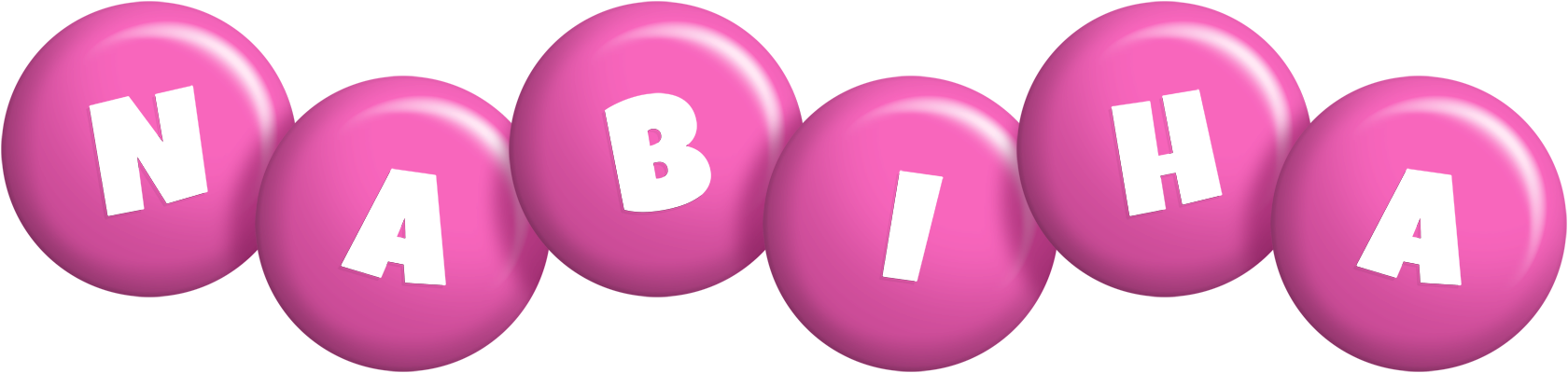 Nabiha candy-pink logo