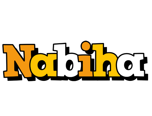 Nabiha cartoon logo