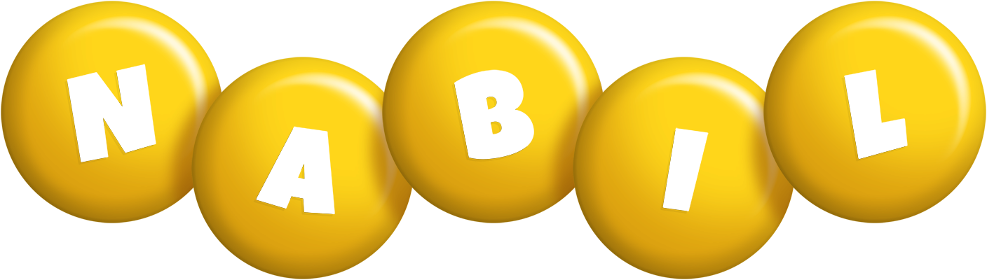 Nabil candy-yellow logo