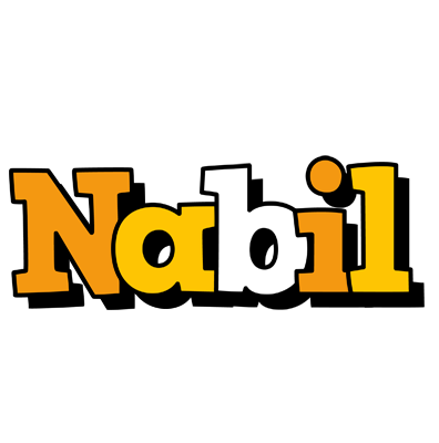 Nabil cartoon logo