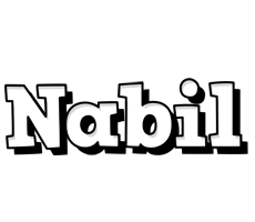 Nabil snowing logo