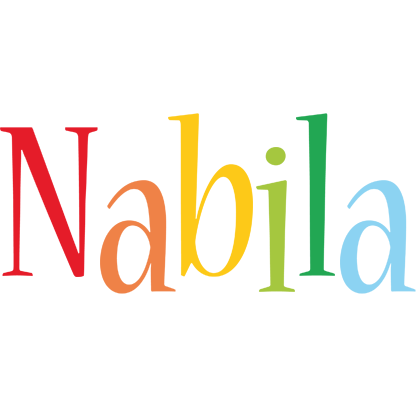Nabila birthday logo