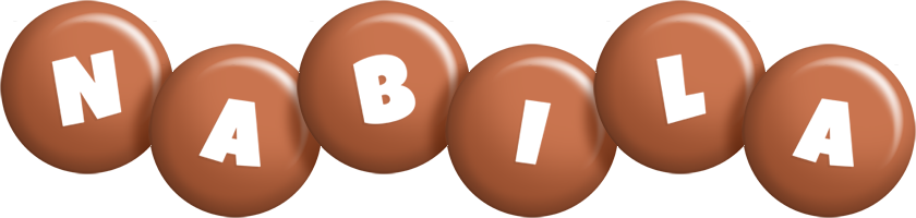 Nabila candy-brown logo