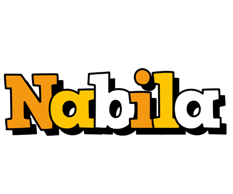 Nabila cartoon logo