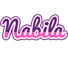 Nabila cheerful logo