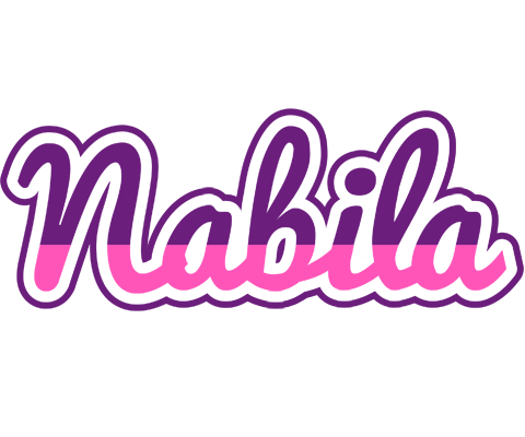 Nabila cheerful logo