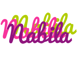 Nabila flowers logo