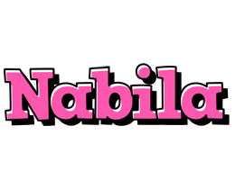 Nabila girlish logo