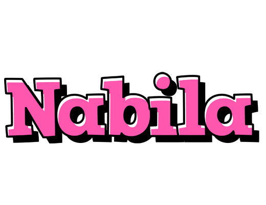 Nabila girlish logo