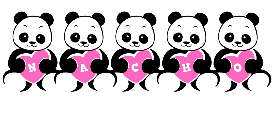 Nacho love-panda logo