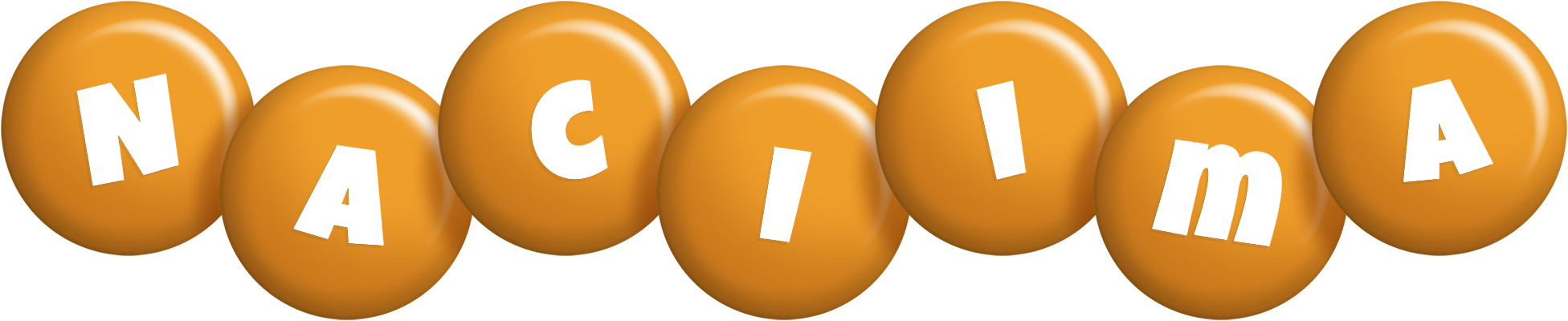 Naciima candy-orange logo