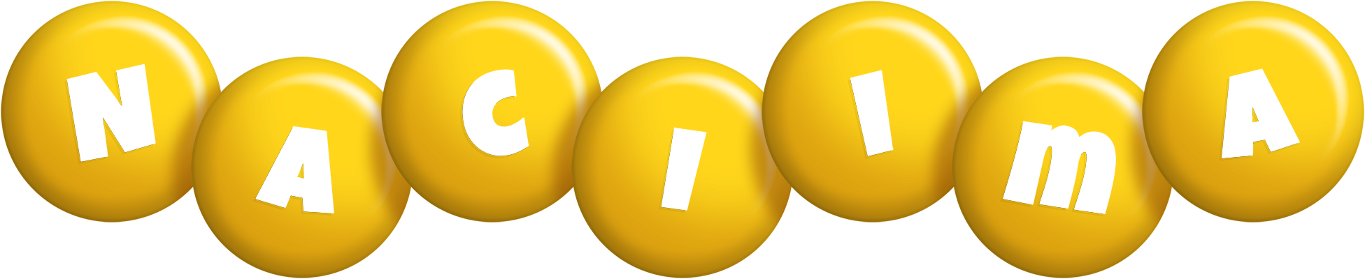 Naciima candy-yellow logo