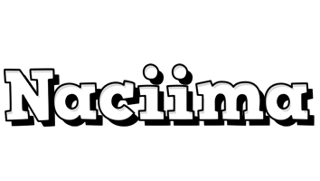Naciima snowing logo
