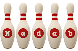 Nadab bowling-pin logo