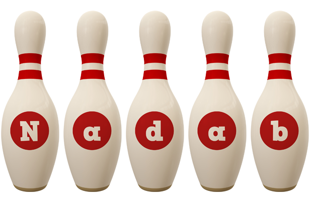 Nadab bowling-pin logo
