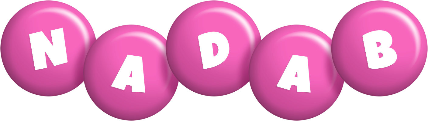 Nadab candy-pink logo