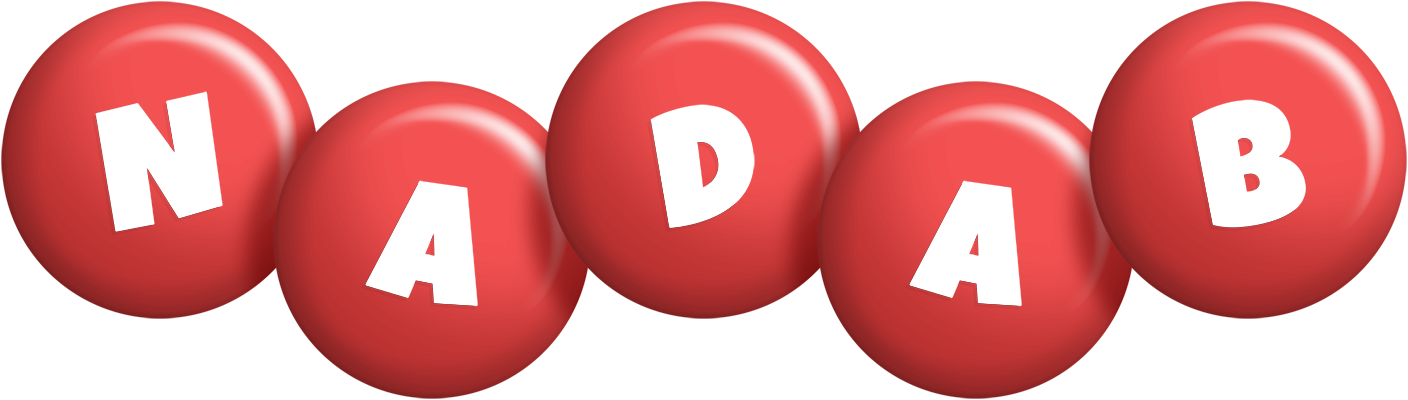Nadab candy-red logo