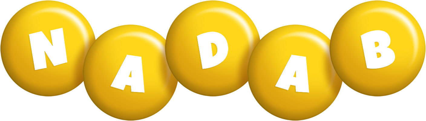 Nadab candy-yellow logo