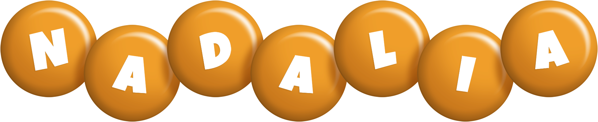 Nadalia candy-orange logo