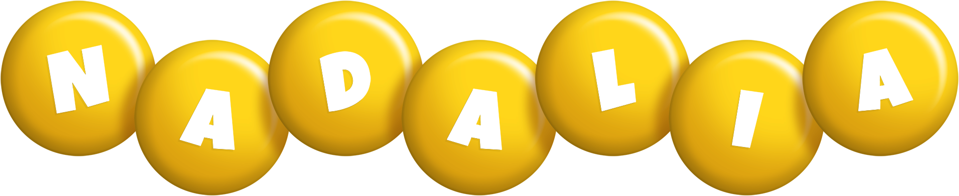 Nadalia candy-yellow logo